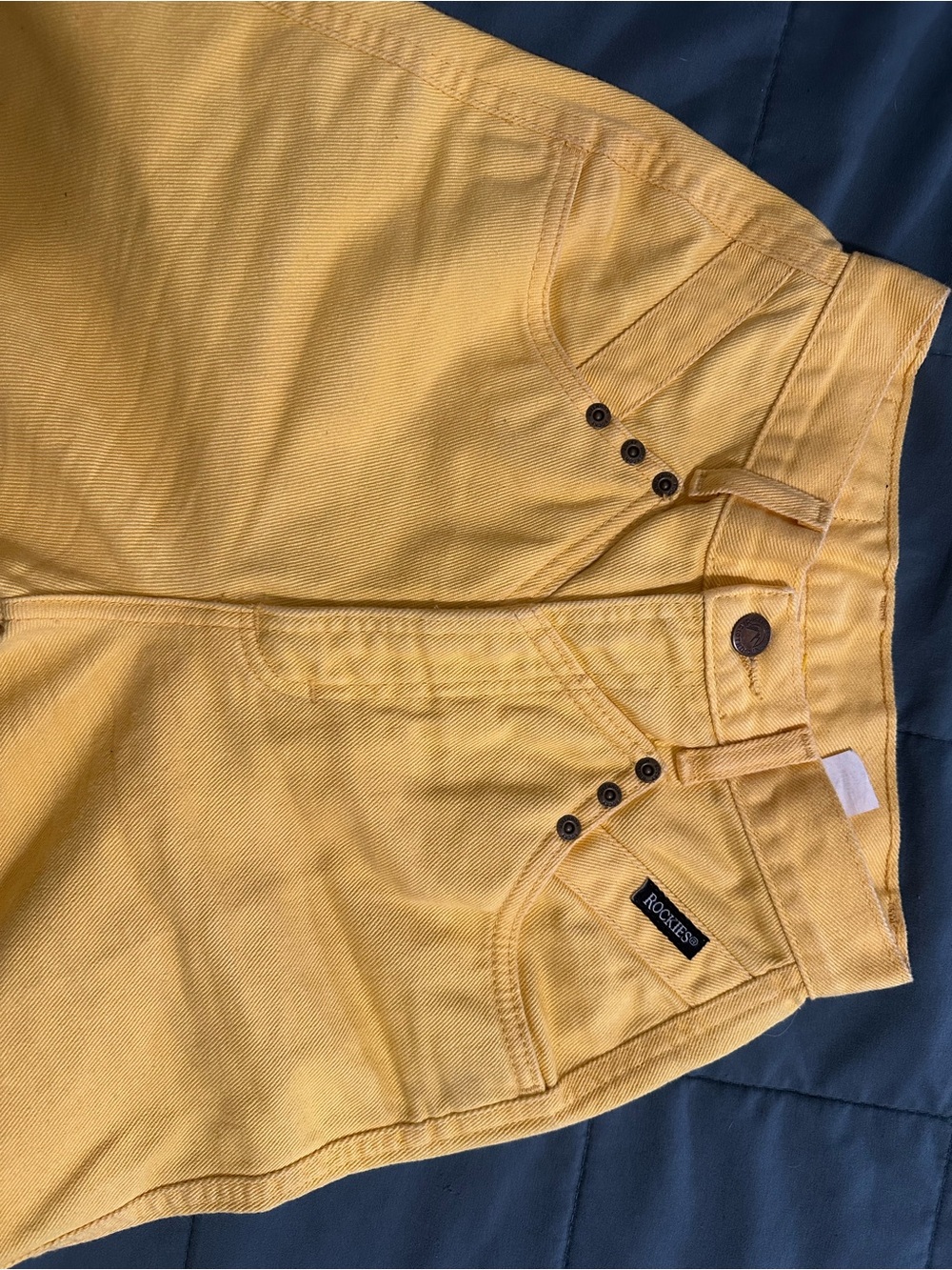 Rockies Sunflower Yellow High-Rise Jeans